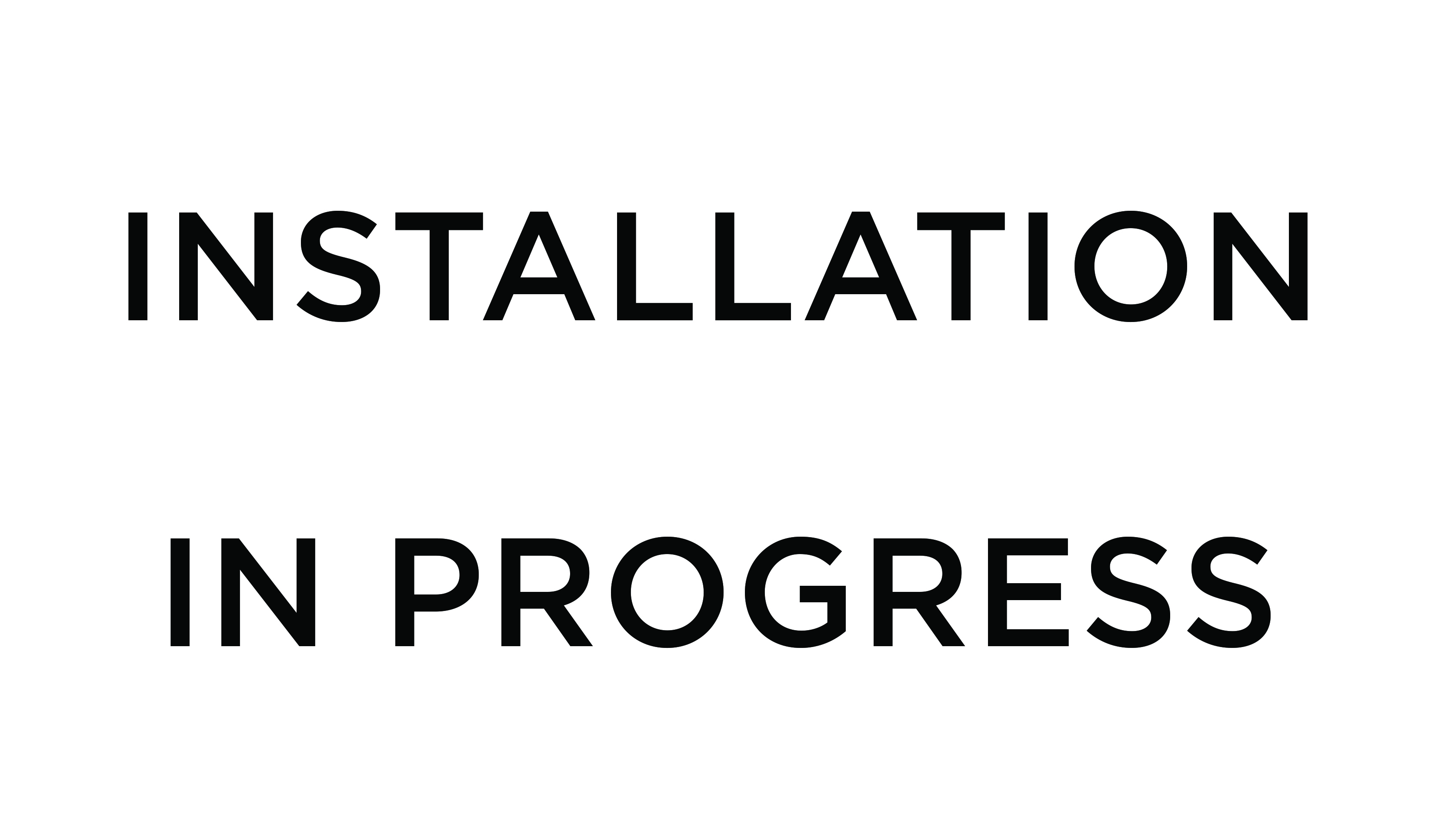 Installation in progress